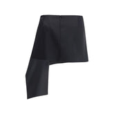 Courrèges Black Triacetate Mini Skirt